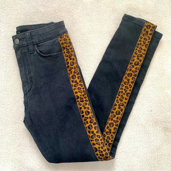 Joe’s Jeans Flawless The Charlie Leopard skinny, 24 - Picture 1 of 16